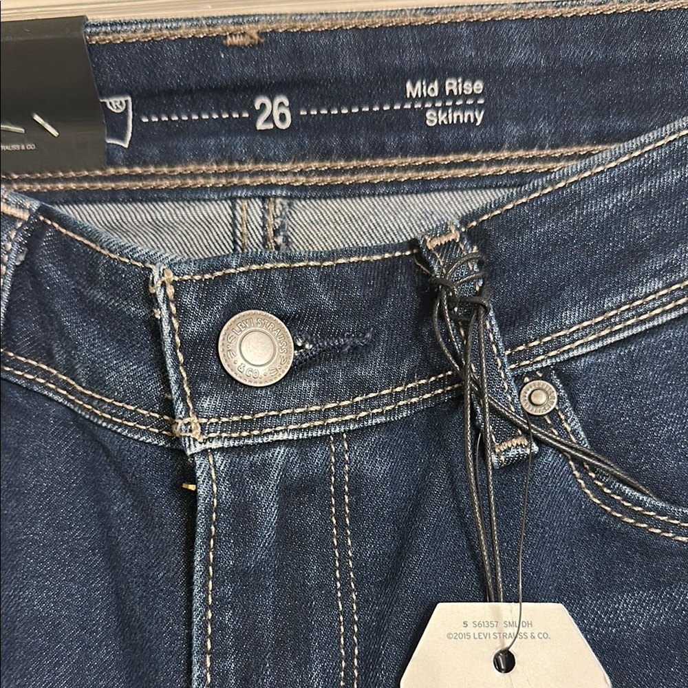 Levi's Classic Blue Denim Jeans